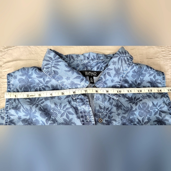 L/G Buffalo Blue women blouse without sleeves - Picture 5 of 10